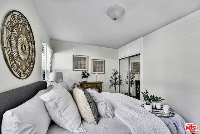 bedroom featuring a closet