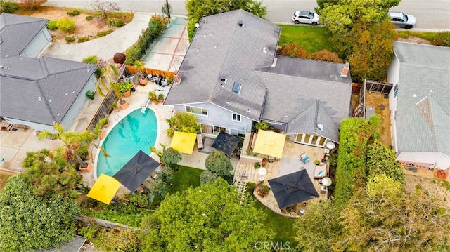 bird's eye view