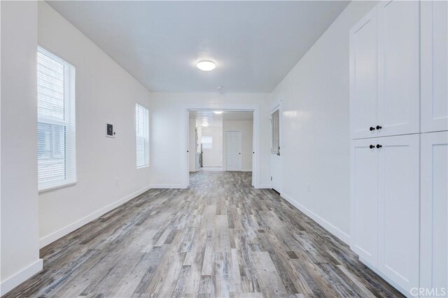 interior space featuring light hardwood / wood-style flooring