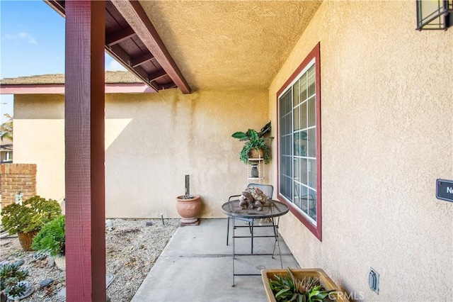 view of patio