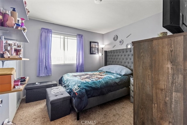 bedroom featuring carpet floors