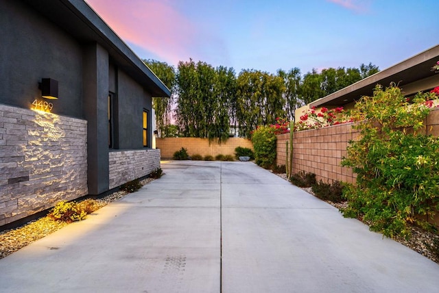 exterior space featuring a patio