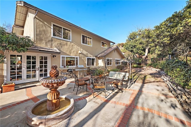 view of patio / terrace with french doors