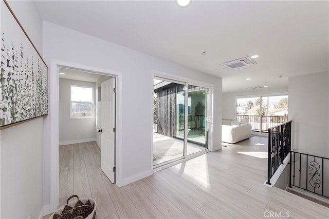 2926 Future St, Los Angeles, CA 90065 - unfurnished room featuring light wood-type flooring, recessed lighting, and baseboards