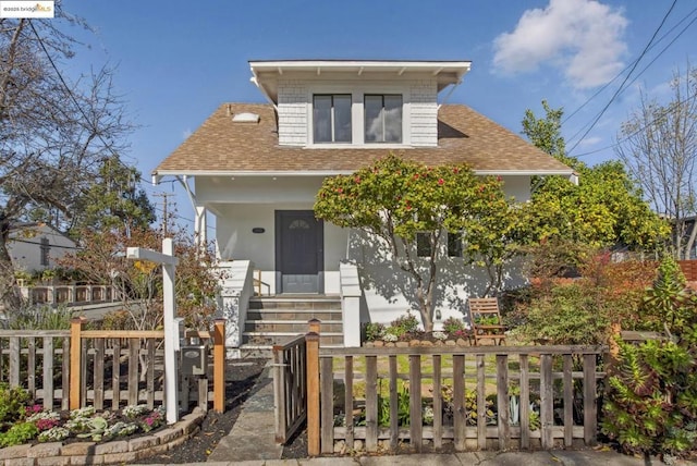 view of front of home