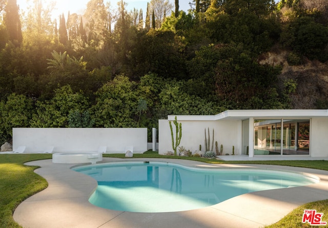 view of swimming pool