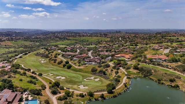 7795 Sendero Angelica, San Diego, CA 92127 - aerial view of property's location featuring a large body of water, a local golf course, and nearby suburban area