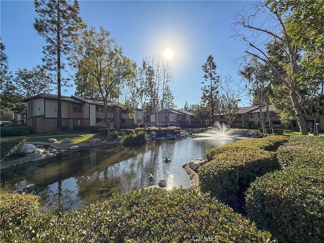 water view featuring a residential view