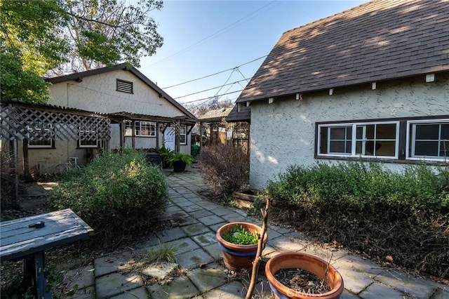 exterior space featuring a patio