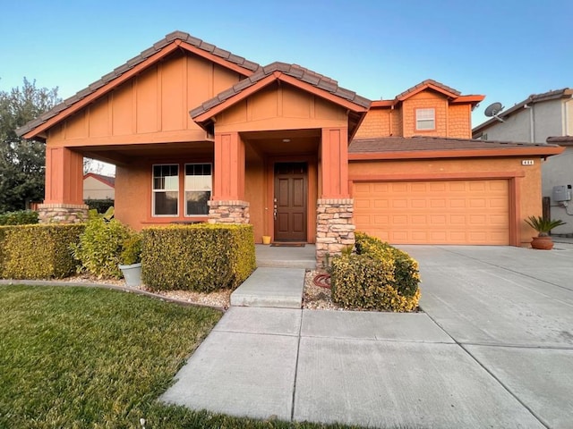 view of craftsman inspired home