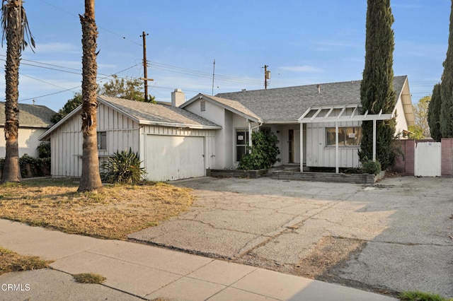 view of ranch-style house