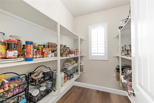 view of pantry