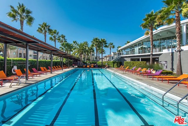 view of swimming pool