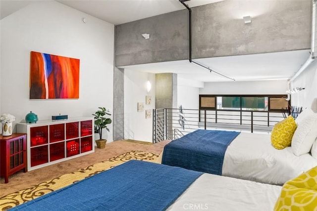 bedroom featuring carpet floors