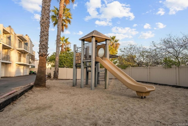 view of jungle gym