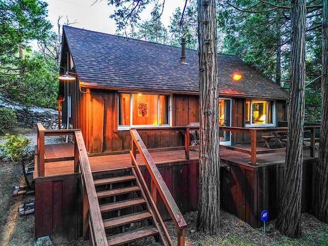 view of rear view of house