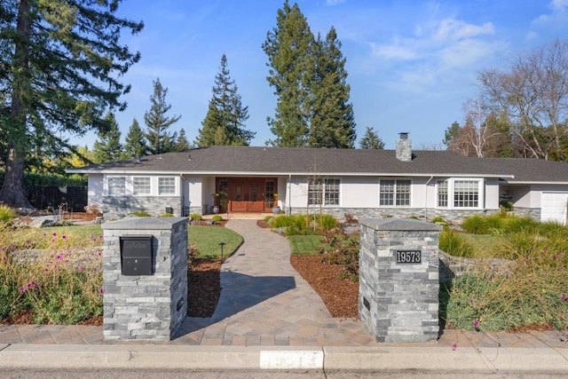 view of ranch-style home