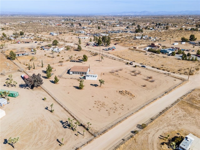 bird's eye view with a rural view