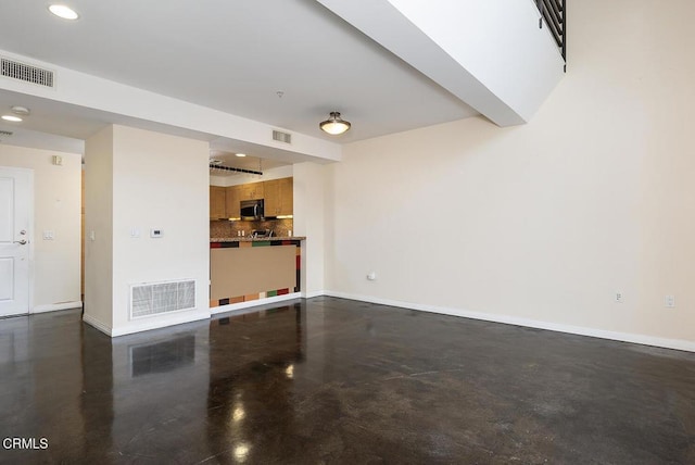 view of unfurnished living room