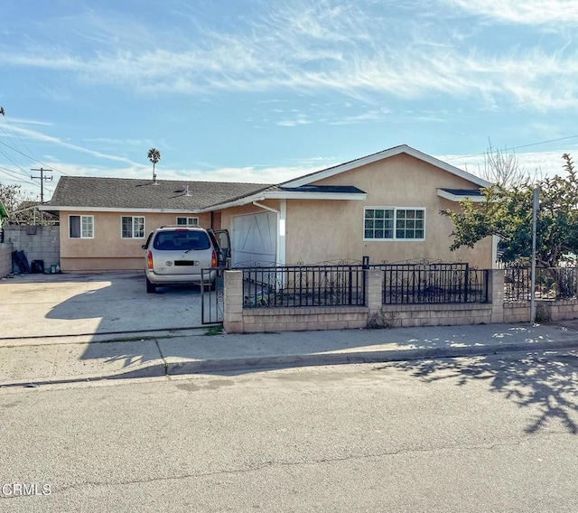 view of ranch-style home