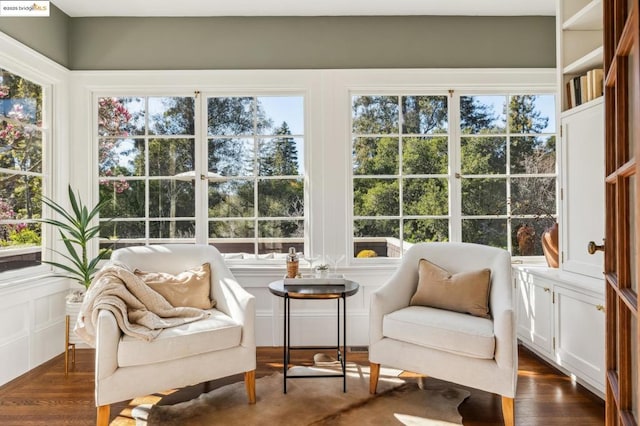 sunroom with a wealth of natural light