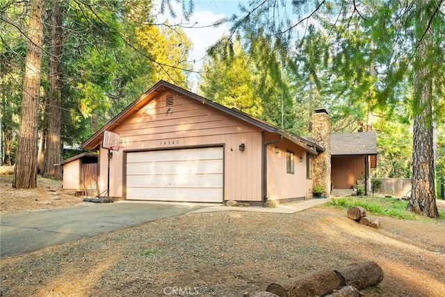 ranch-style house with a garage