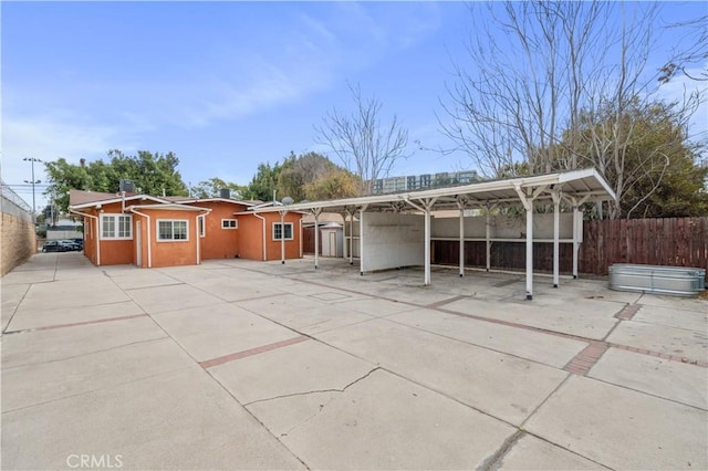 exterior space with a patio