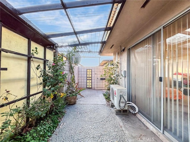 view of patio with ac unit