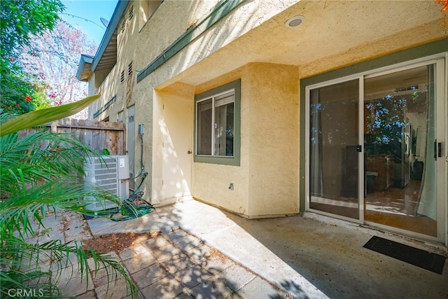 exterior space with a patio