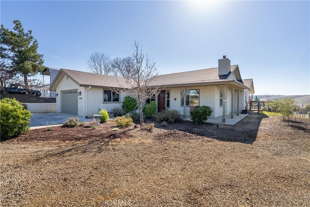 ranch-style house with a garage