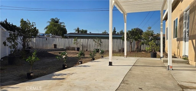 view of patio / terrace with a pergola