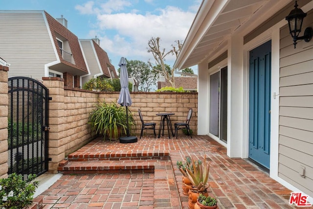 view of patio