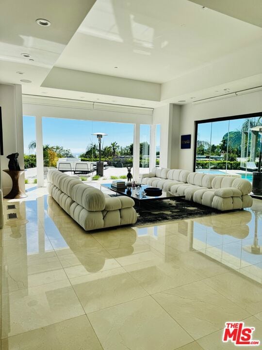 living room with a wealth of natural light