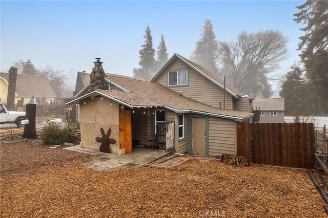 view of rear view of house