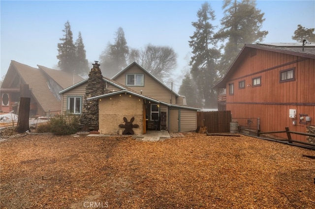 view of rear view of house