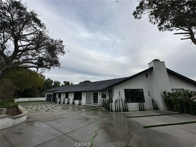 view of rear view of property