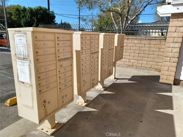 view of community featuring a mail area