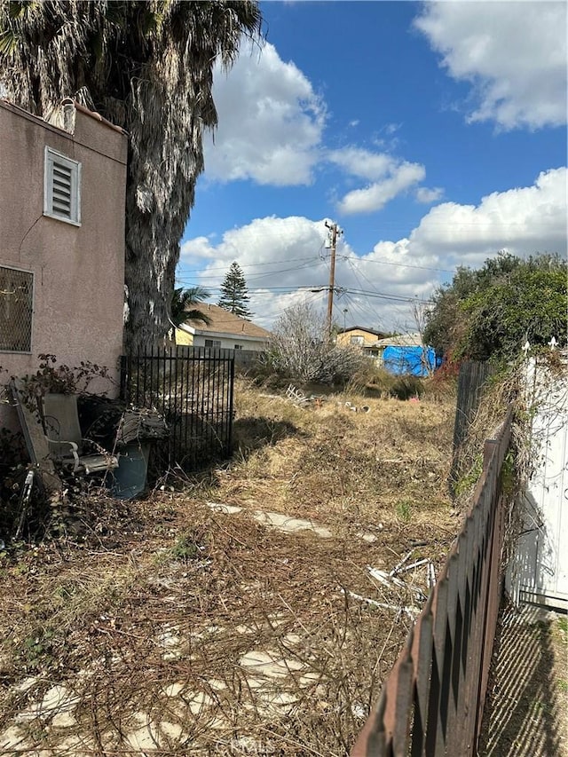 view of yard