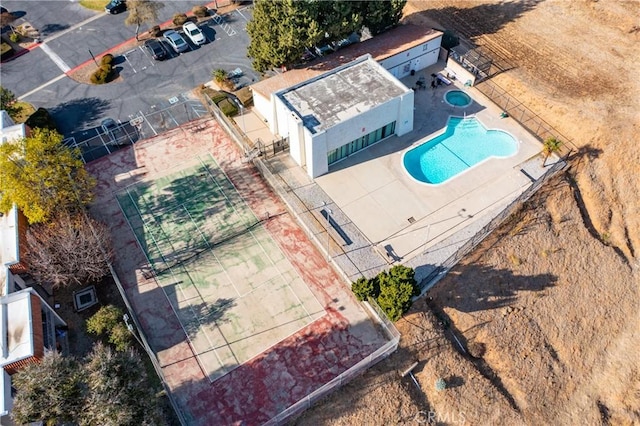 35172 Mesa Grande Dr, Calimesa, CA 92320 - aerial view of property and surrounding area featuring a pool