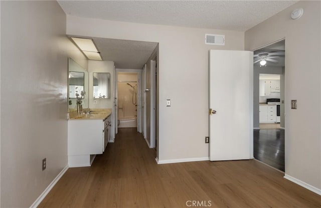 35172 Mesa Grande Dr, Calimesa, CA 92320 - hall with wood finished floors and baseboards