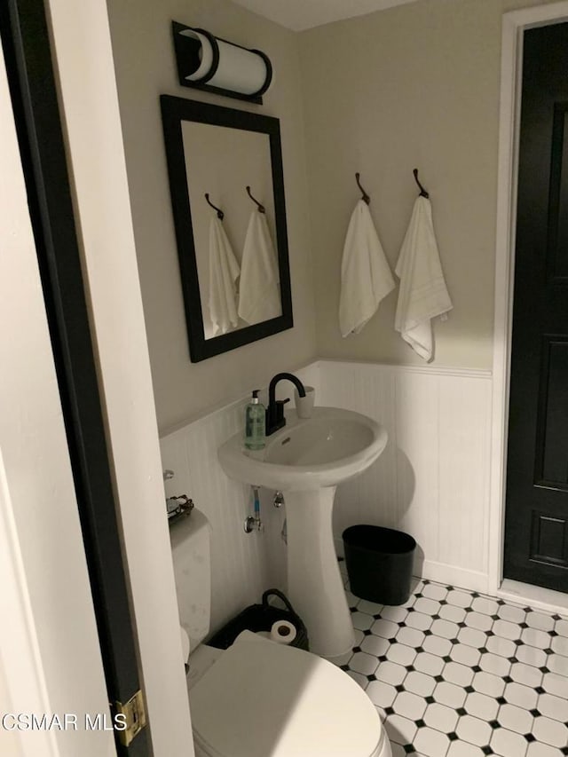 bathroom with toilet