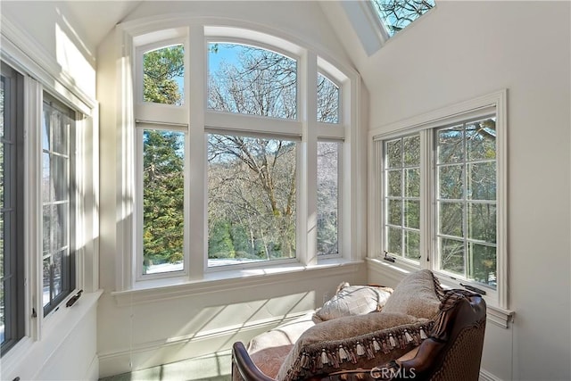 sunroom with a healthy amount of sunlight