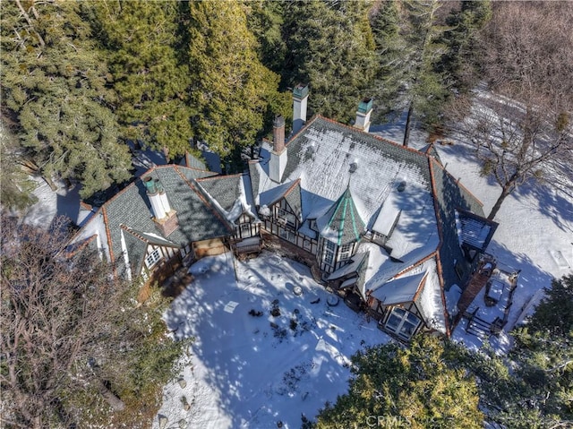 29223 Pigeon Hawk Ln, Lake Arrowhead, CA 92352 - aerial view of property and surrounding area
