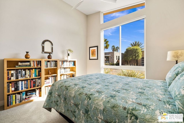 bedroom featuring carpet floors