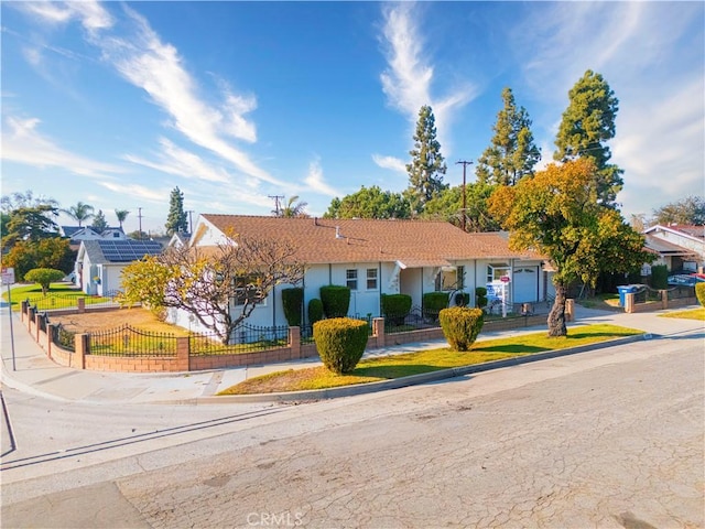 view of ranch-style home