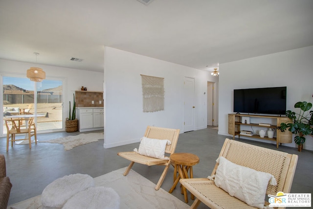 view of living room