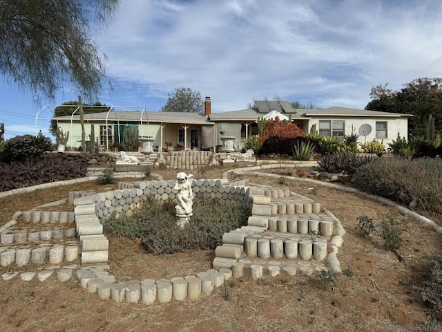 view of rear view of house