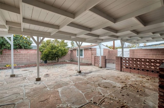 view of patio