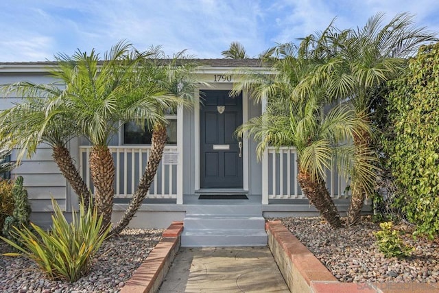 view of property entrance