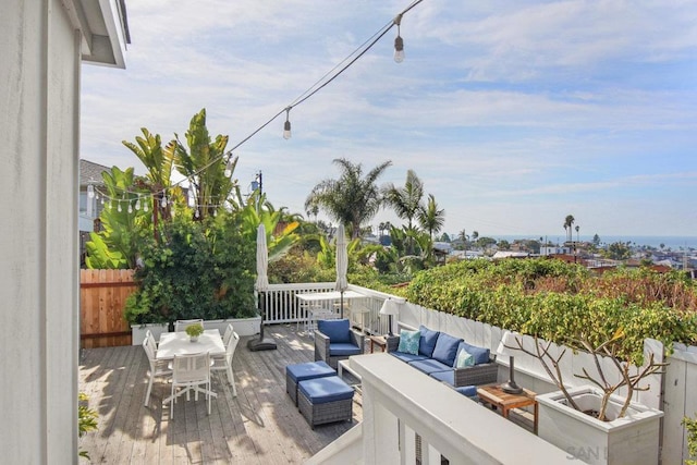 view of patio / terrace with outdoor lounge area